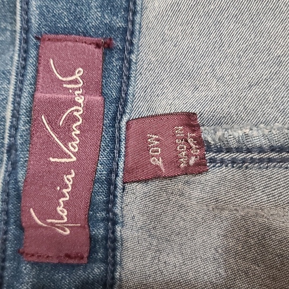 NWT Gloria Vanderbilt Jeans Sadie Slim Comfort Stretch Denim Womens Sz 20W Short - Picture 8 of 9